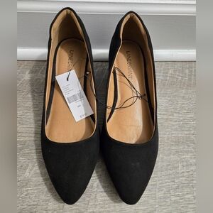 Lane Bryant Dream Cloud Block Heel Pump - Black - 8W